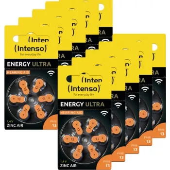 Intenso Hörgerätebatterien | Zink-Luft A13 60er-Pack - Batterie (7504426MP)