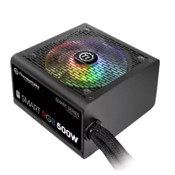 Thermaltake SMART RGB PS-SPR-0500NHSAWE-1 - Netzteil (intern) - ATX12V 2.3 - 80 PLUS - AC 230 V - 500 Watt - aktives PFC - Schwarz