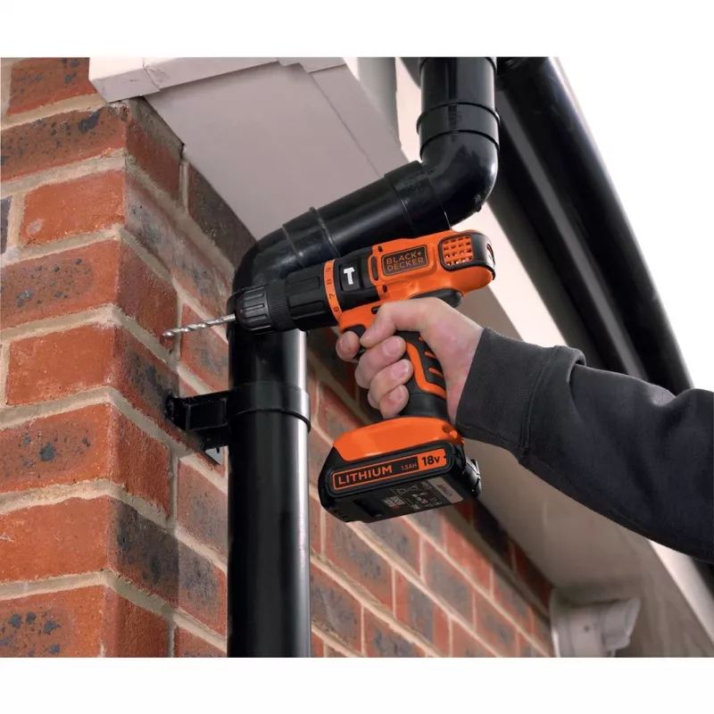 Pistolengriff-Bohrmaschine Schwarz & Decker BDCH188N-XJ 1350 U/min, 18 V