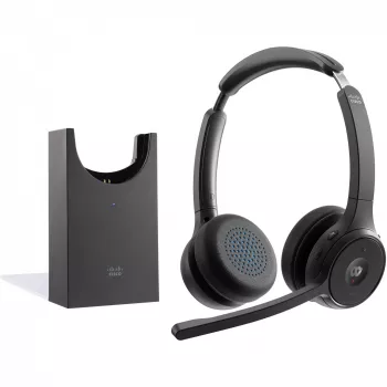 Headset 722 Wireless DUAL+STAND Carbon Schwarz Usba Bundle