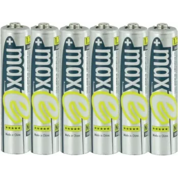 Ansmann 4+2 free wiederaufladbare Batterien maxE Micro AAA 800 mAh