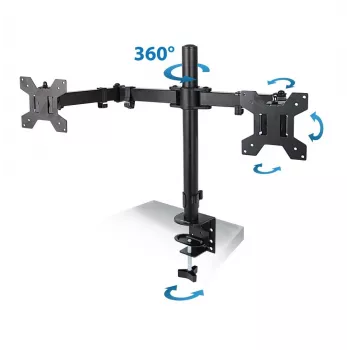 Esperanza ERW018 Tischhalterung für zwei Monitore 10-27'' bis 8 kg