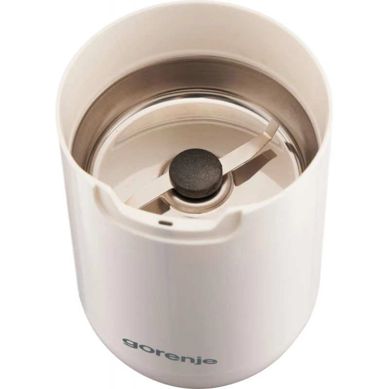 Gorenje | Kaffeemühle | SMK150SW | 150 W | Bohnenkapazität 45 g | Deckelsicherheitsschalter | Weiß