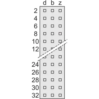 Schroff Pentair Techn. Buchsenleiste 69001-712 (69001712)