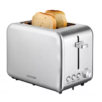 Toaster Concept Solution TE2050 – 2 Scheiben, 950 W, Edelstahl, 280×160 mm