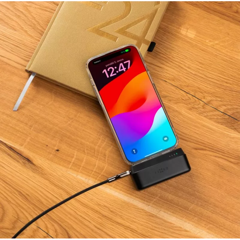 Tragbare Powerbank FIXED FIXZEN-5PL-BK, 5000 mAh, USB-C 20W (5V/3A, 9V/2.22A, 12V/1.67A)