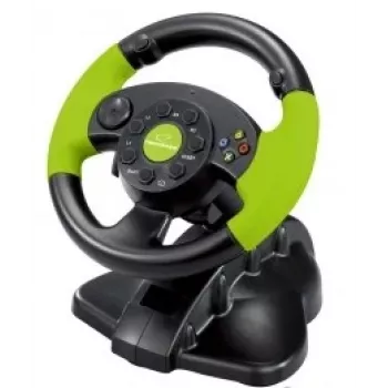 Kabelgebundener Gaming-Controller ESPERANZA EG104 für PlayStation 3 und Xbox 360, Schwarz/Grün