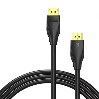 DisplayPort-1.4-Kabel Vention HCCBI, 3 m, 8K@60Hz / 4K@120Hz, 80 Gbit/s, vergoldete Kontakte, schwarz