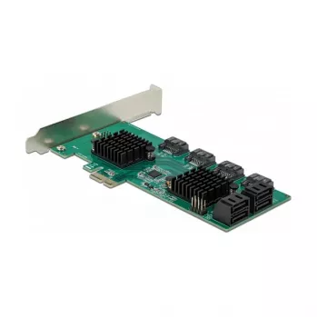DeLOCK 8-Port SATA PCI Express x1-Karte Low-Profile-Formfaktor