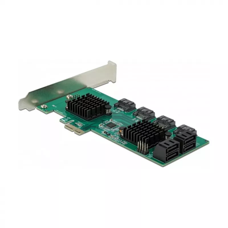 DeLOCK 8-Port SATA PCI Express x1-Karte Low-Profile-Formfaktor