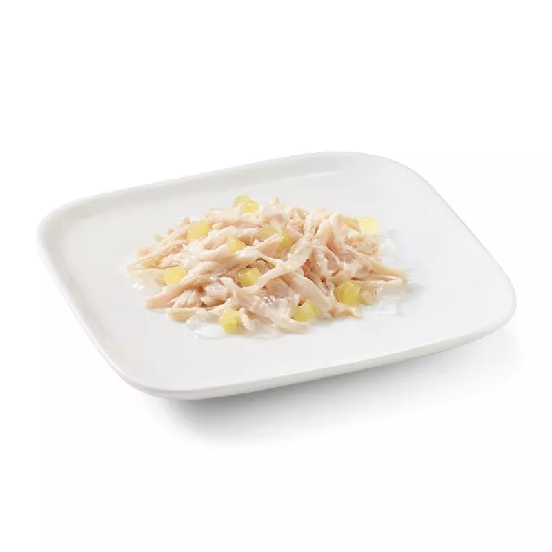SCHESIR Chicken with pineapple in jelly - Nassfutter für Hunde - 150g