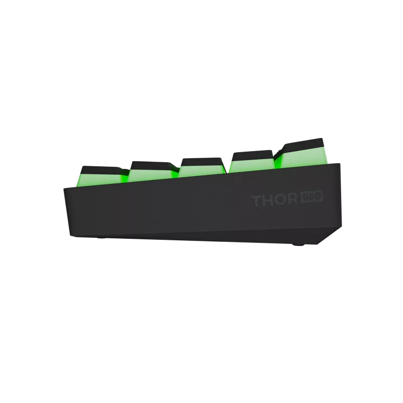 Gaming-Tastatur genesis THOR 660 G2 — kabellos (2,4 GHz, Bluetooth) und kabelgebunden, kompaktes Layout