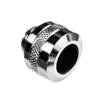 Fitting Alphacool 17470 – Messing-Chrom-PC-Wasserkühlungsfitting, Höhe 20 mm, Gewicht 23 g