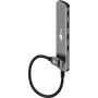 Goobay schlank 4-Port USB-Hub USB-C zu 5 Gbit/s - -Stecker USB 3.2> 4x (79160)