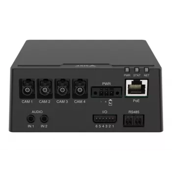 Basiseinheit AXIS F9114-R Mk II — kabelgebundenes Ethernet für Innenräume, 10/100/1000 Mbit/s, 10–48 V, 12,7 W typ.