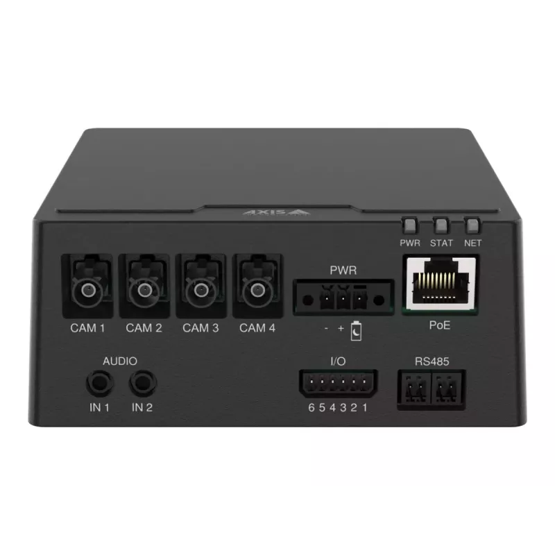 Basiseinheit AXIS F9114-R Mk II — kabelgebundenes Ethernet für Innenräume, 10/100/1000 Mbit/s, 10–48 V, 12,7 W typ.