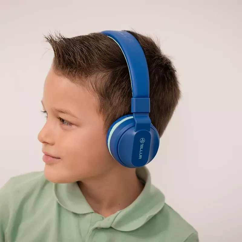 Tellur Buddy Bluetooth Over-Ear Kopfhörer Blau