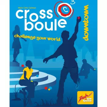 Crossboule Set Downtown, Geschicklichkeitsspiel Blau/Rot