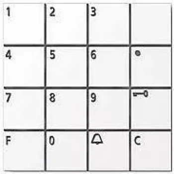 Siedle COM 611-02 W - Tastatur - Weiß - Siedle - 140 mA - 99 mm - 27 mm (200036516-00)