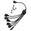 RGB splitter Kabel EK Water Blocks EK-D-RGB 6-Fach D-RGB Splitterkabel