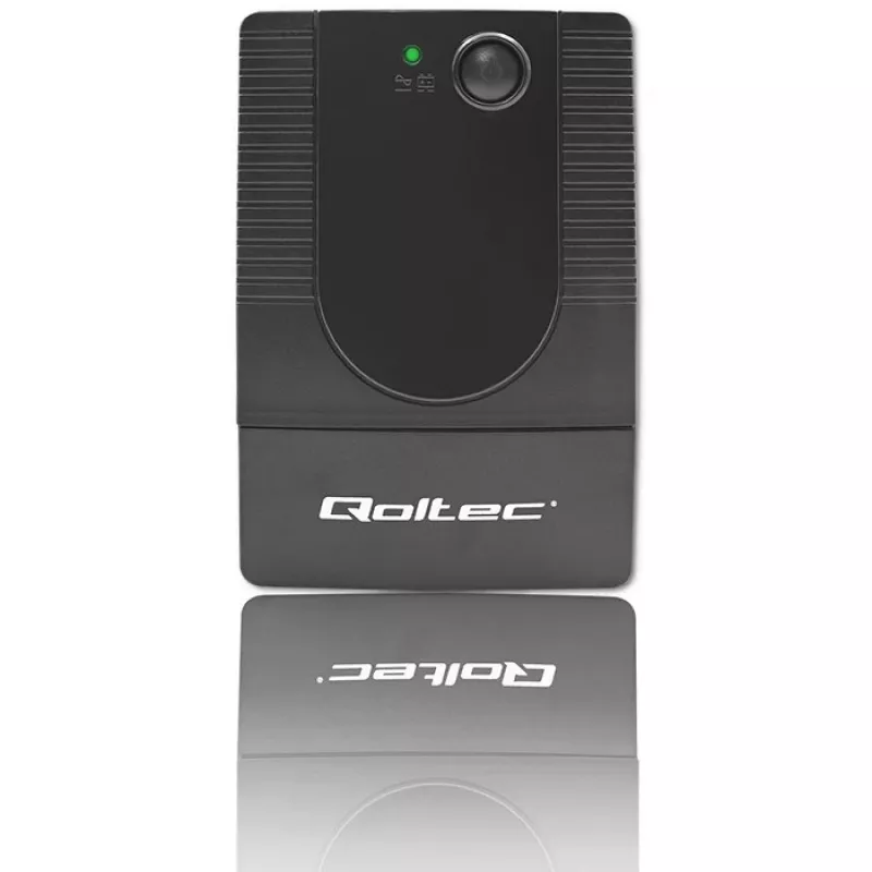 Qoltec 53772 USV (unterbrechungsfreie Stromversorgung) Line-Interactive 0,65 kVA 360 W 1 AC-Ausgang