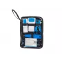 LANBERG Kabelschloss-Crimpwerkzeug-Set NT-0302 — RJ-45-Crimper, Kunststoffgriffe, Tragetasche, Ein-/Ausschalter, mehrfarbig