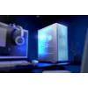 PC-Gehäuse LOGIC Dart Pro Midi ARGB weiß — Midi Tower, ATX, 456×200×385 mm, max. GPU 34 cm, CPU-Kühlerhöhe 155 mm, 3x120mm vorne + 1x120mm hinten, USB 3.0 x2, USB-C x1