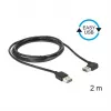 USB-Kabel DeLOCK 85557 USB 2.0 2 m Schwarz