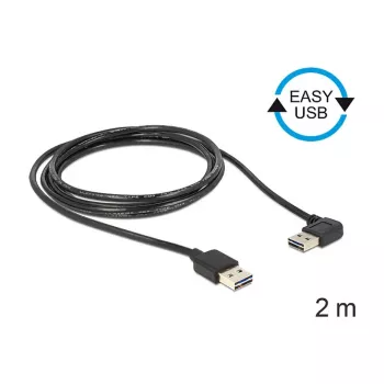 USB-Kabel DeLOCK 85557 USB 2.0 2 m Schwarz