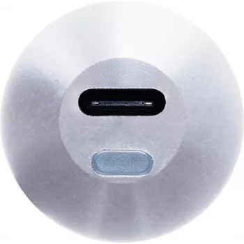Ochno Aluminium LED Socket USB C-Buchse mit LED-Taster für Tischintegration (18 mm Bohrung)