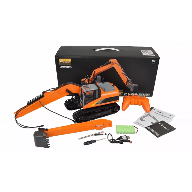 Bagger RC-Modell Amewi 22545 Maßstab 1:14, Elektromotor, NiMH 400 mAh, für Kinder ab 8 Jahren