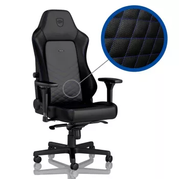 noblechairs HERO Gaming-Stuhl - Schwarz/Blau
