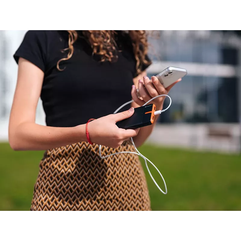 PowerBank EnerGo 10000mAh schwarz-orange