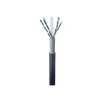 Gembird CAT6 UTP LAN-Außenkabel massiv 305 m schwarz