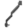 Maclean MC-968 Doppelarm Monitorhalterung mit Gasfeder 17-57 27 kg Schwerlast Stabil Vollbeweglich Halterung Max VESA 200x200