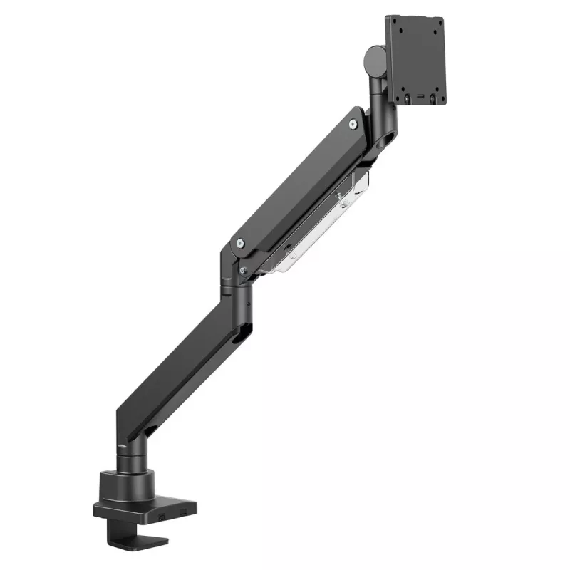 Maclean MC-968 Doppelarm Monitorhalterung mit Gasfeder 17-57 27 kg Schwerlast Stabil Vollbeweglich Halterung Max VESA 200x200