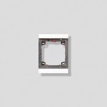 Siedle MR 611-1/1-0 W - Rahmen - Weiß - Siedle - Zink - 99,5 mm - 27 mm (200015589-00)