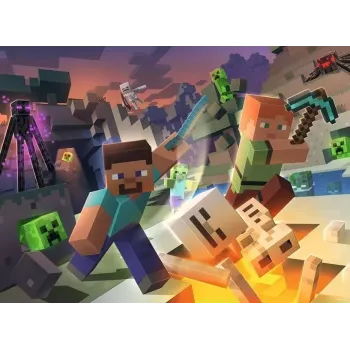 Ravensburger Minecraft 100 Teile Puzzle Videospiel