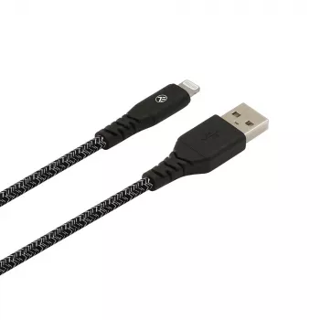 USB-auf-Lightning-Datenkabel Tellur TLL155481 2,4 A 1 m Nylon Schwarz
