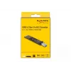 DeLOCK Combo-Konverter für M.2 NVMe PCIe oder SATA SSD USB 3.2 Gen 2 Schwarz