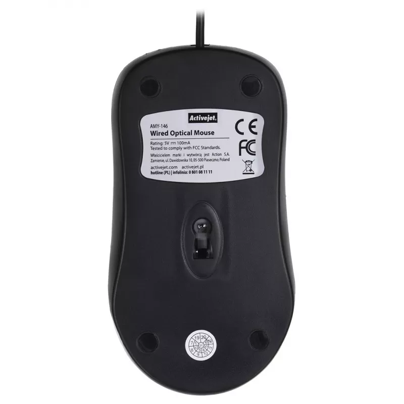 Activejet AMY-146 Maus kabelgebunden optisch USB