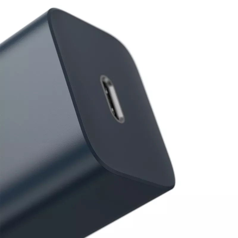 Baseus Super Si Power Charger mit USB-C auf Lightning Kabel 20W Blau