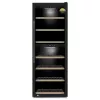 Caso | Smart Wine Cooler | WineExclusive 126 | Energieeffizienzklasse G | Vitrine | Freistehend | Flaschenkapazität 126 Flaschen | Kühltechnik Kompressortechnologie | Schwarz