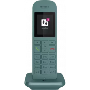 Schnurloses Telefon Telekom Speedphone 12 Petrol — DECT-Schnurlostelefon mit langer Akkulaufzeit