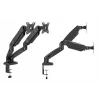 Monitorarm up up Economical Interactive Counterbalance Dual Monitor Arm Mattschwarz VESA 75x75/100x100