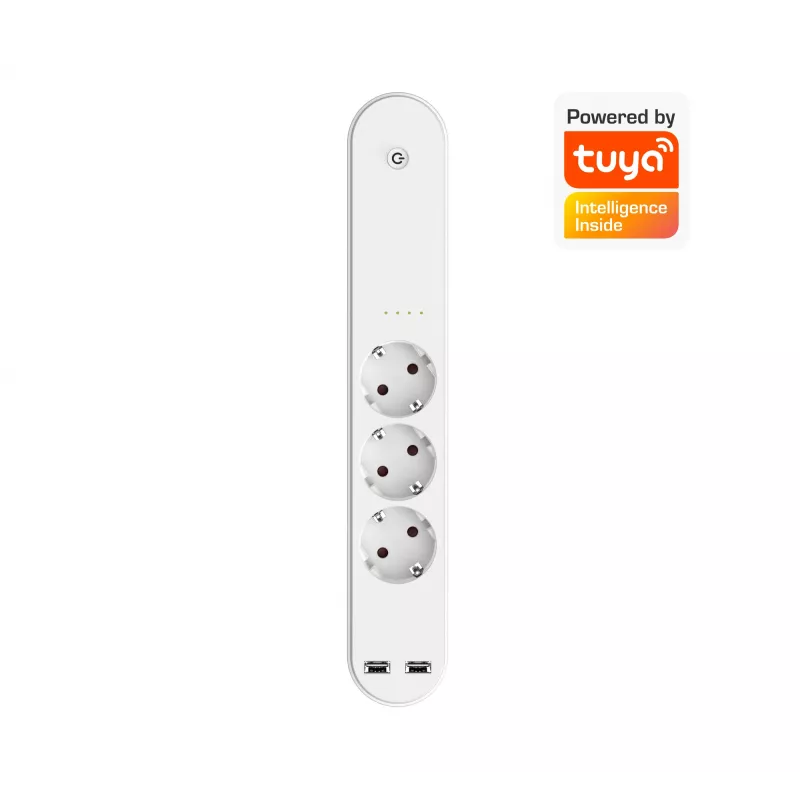 Smart Power Strip Denver SHP-310U 3 AC-Ausgänge Typ F 3680 W