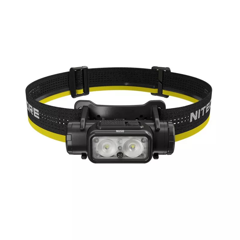 Stirnlampe Nitecore NU50 Schwarz Gelb LED Wasserdicht Stoßfest