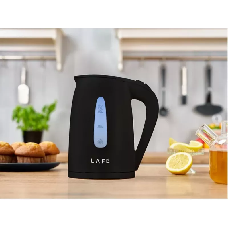 Elektrischer Wasserkocher LAFE 1,7 l 2200 W schwarz