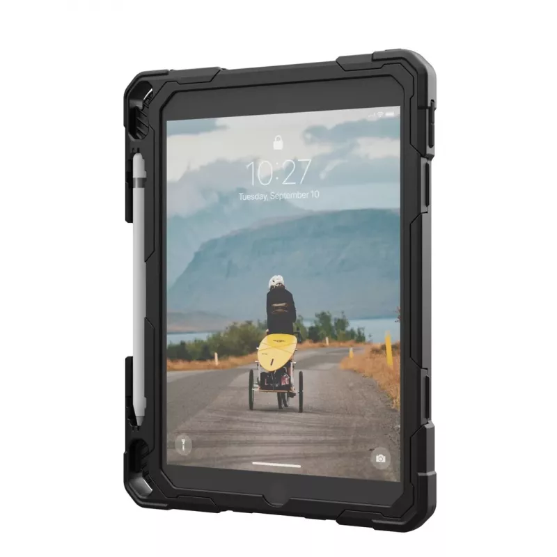 Tablet-Bumper-Case Urban Armor Gear Plasma Healthcare für Apple iPad 10.9 Zoll (10. Gen, 2022) — 27,7 cm, Stand-Modus, 0,49 kg