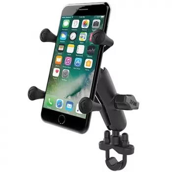 RAM Mounts X-Grip Handyhalterung mit Lenker-U-Bolzen-Basis